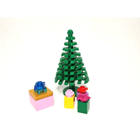 Lego Holiday Minifigure Lot Santa Claus Christmas Tree Reindeer Presents Gifts - Picture 2 of 4